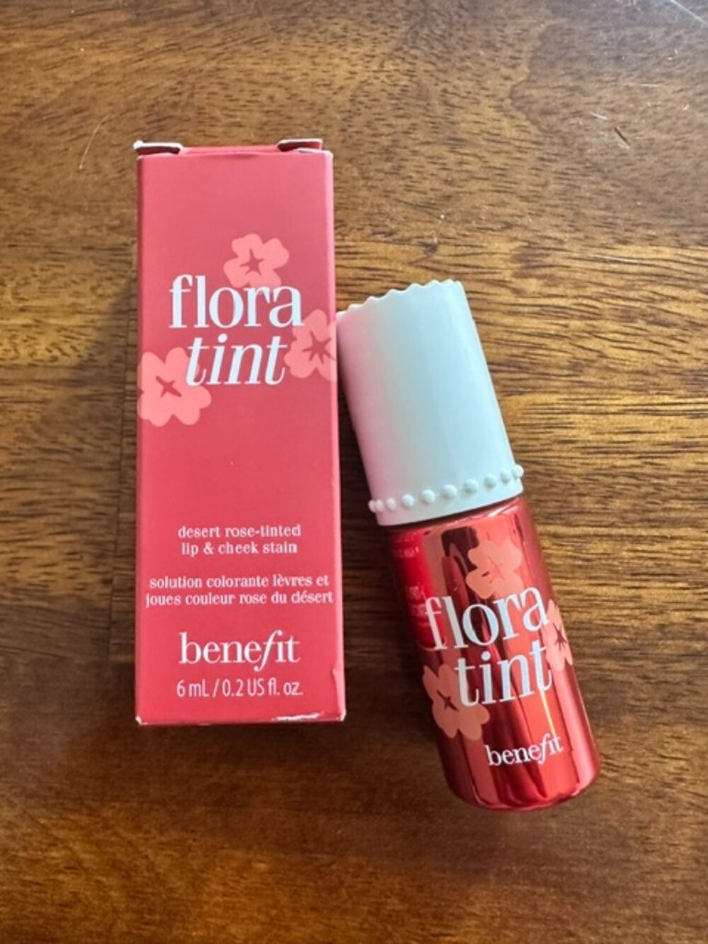 Benefit Flora Tint lip & cheek stain desert rose